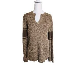 Express Women's Sweater Long Sleeve Size L Brown